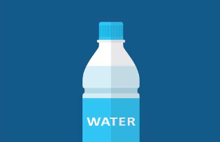 Illustration of a water bottle